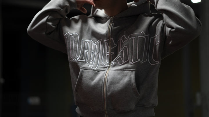 Majestic Zip Hoodie - grey